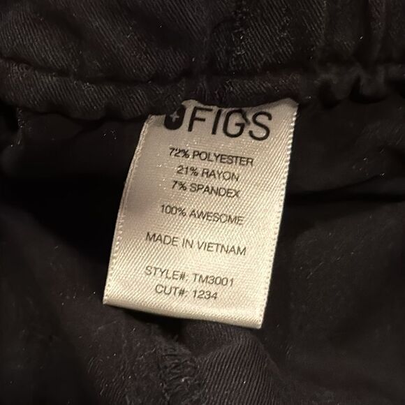 Figs Cairo Cargo Scrub Pants in black men’s M - Picture 5 of 6